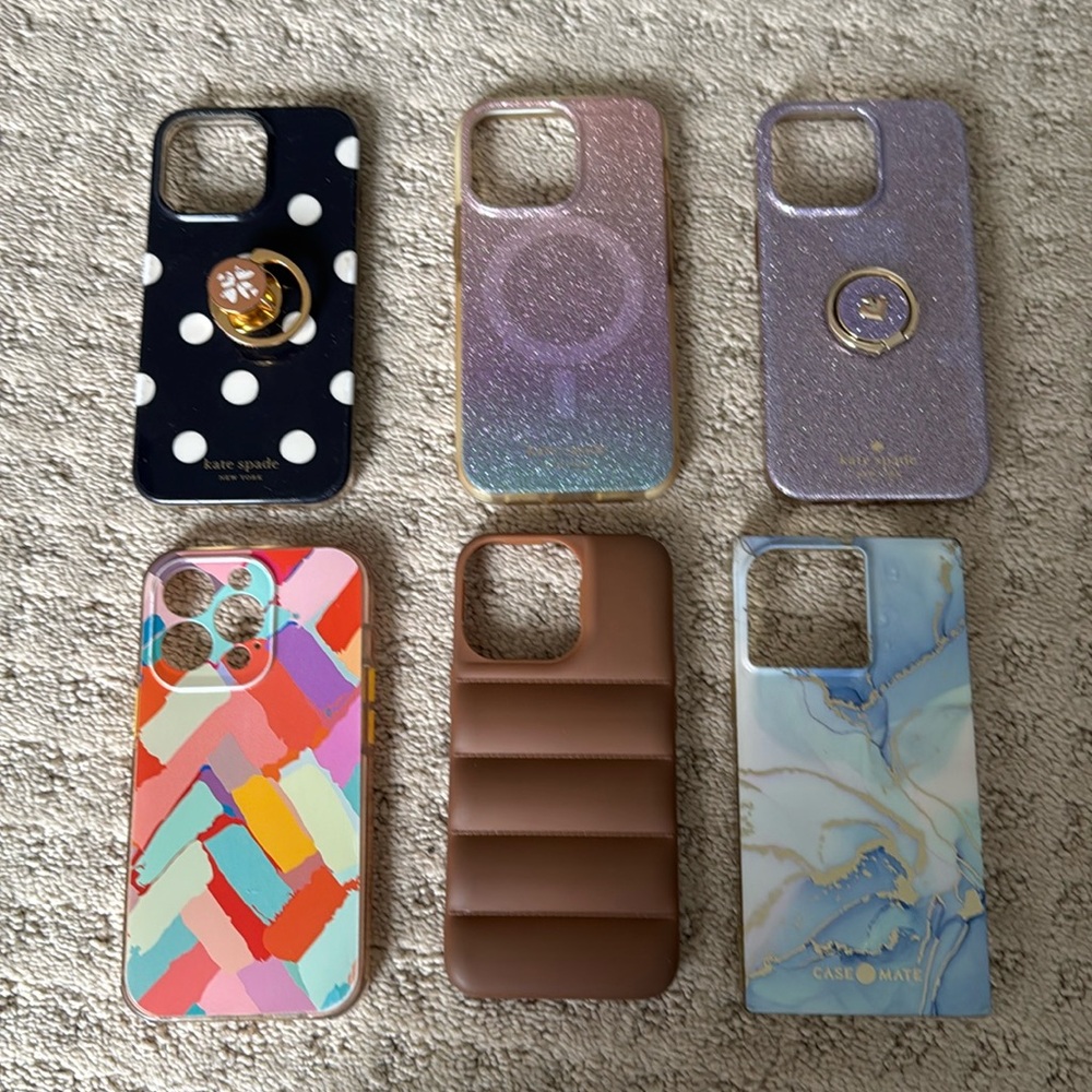 SIX iPhone 13 Pro Cases (Bundle!)